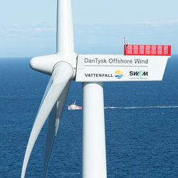 Vattenfall Offshore Windpark DanTysk in der Nordee: Siemens 3,6-Megawatt WEA